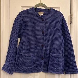 The territory ahead blue waffle jacket